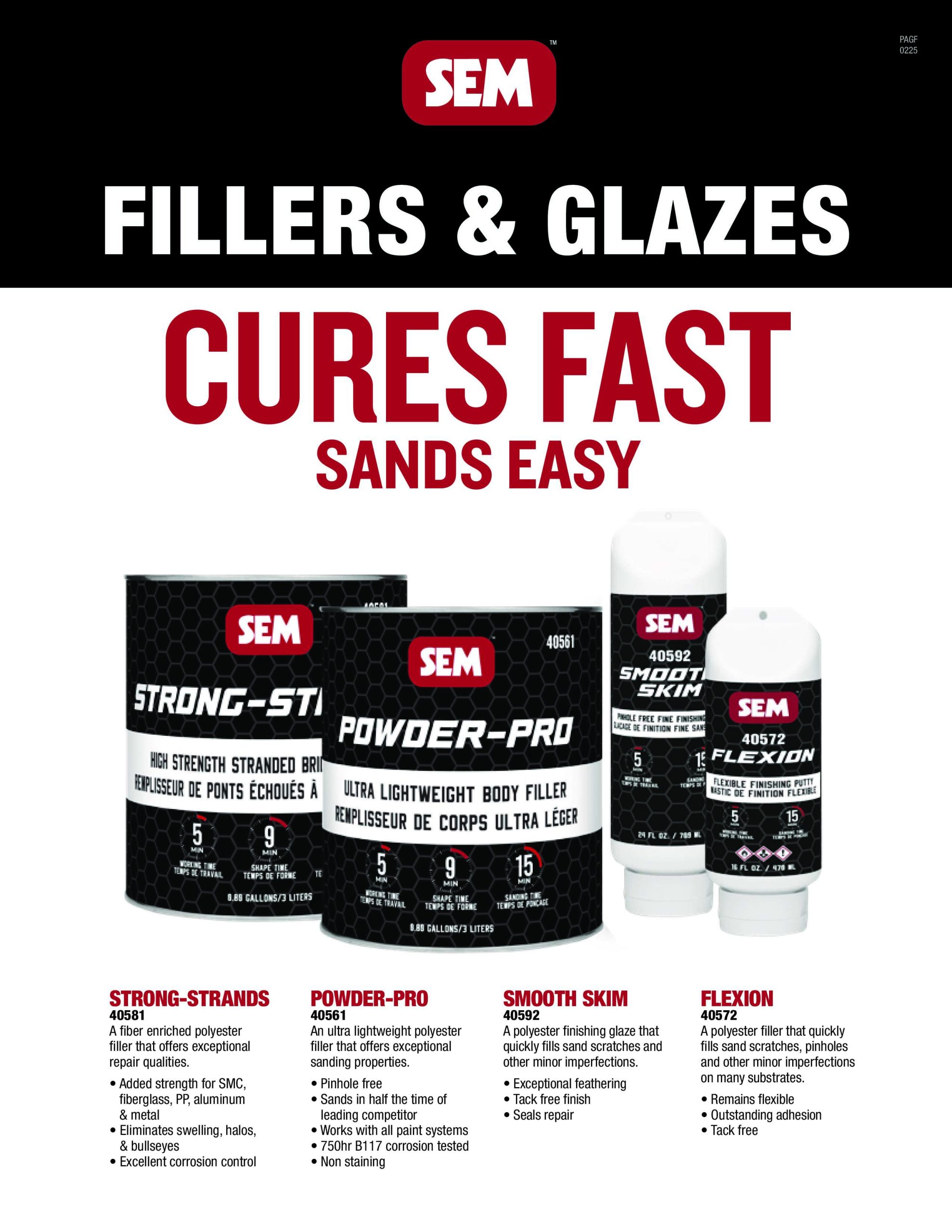SEM Putties & Glazes